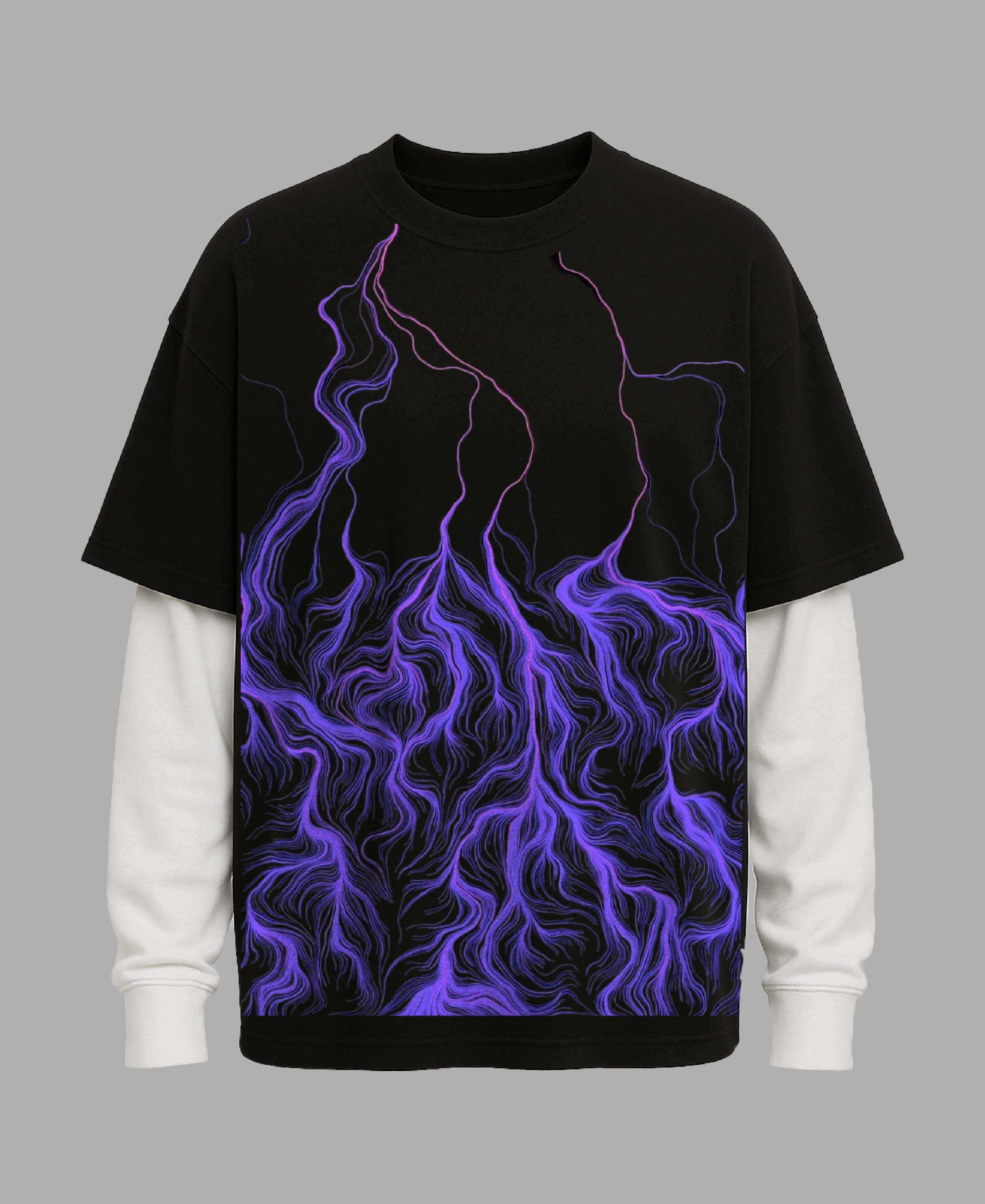 PURPLE STORM L/S TEE
